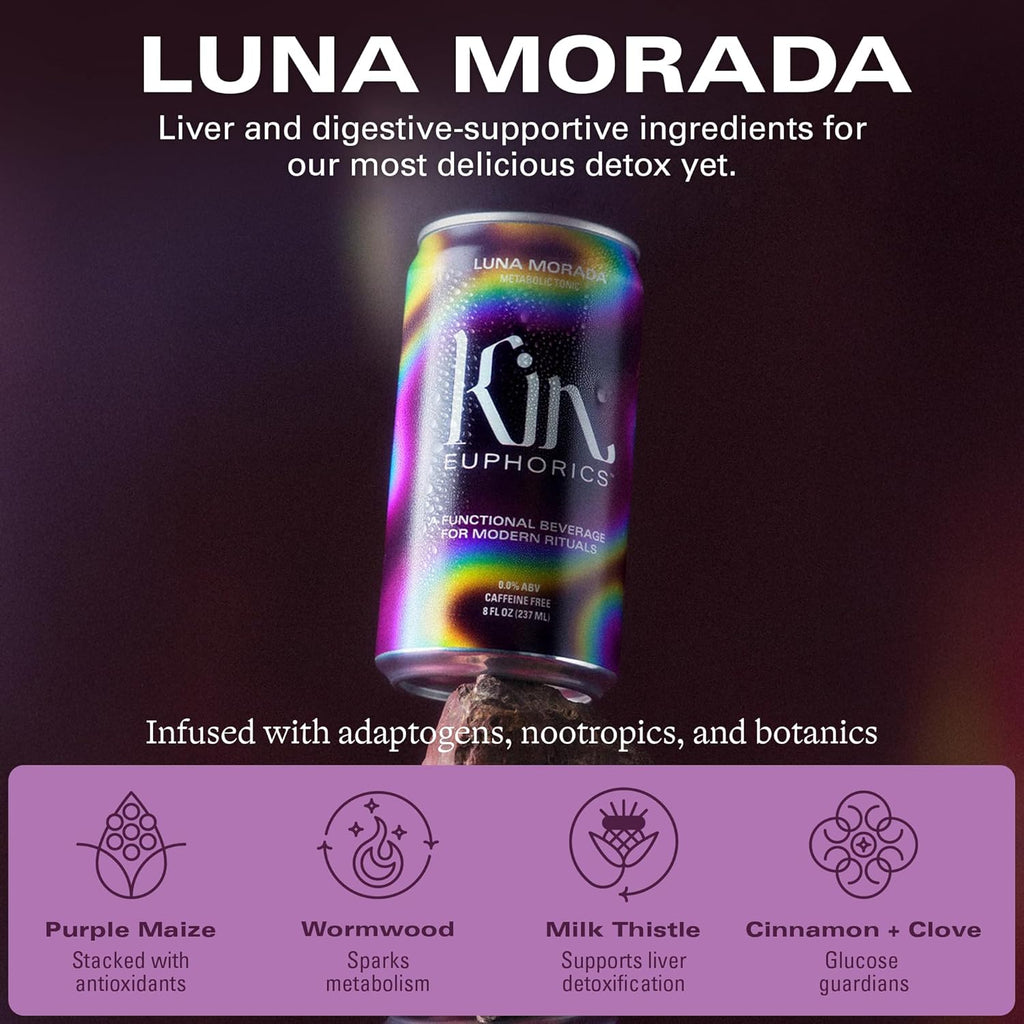 Luna Morada - Nonalcoholic Functional Beverage (4 Pack) – Martie