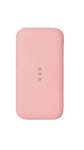 CARRY: Wireless Leather Charging Power Bank - Dusty Rose