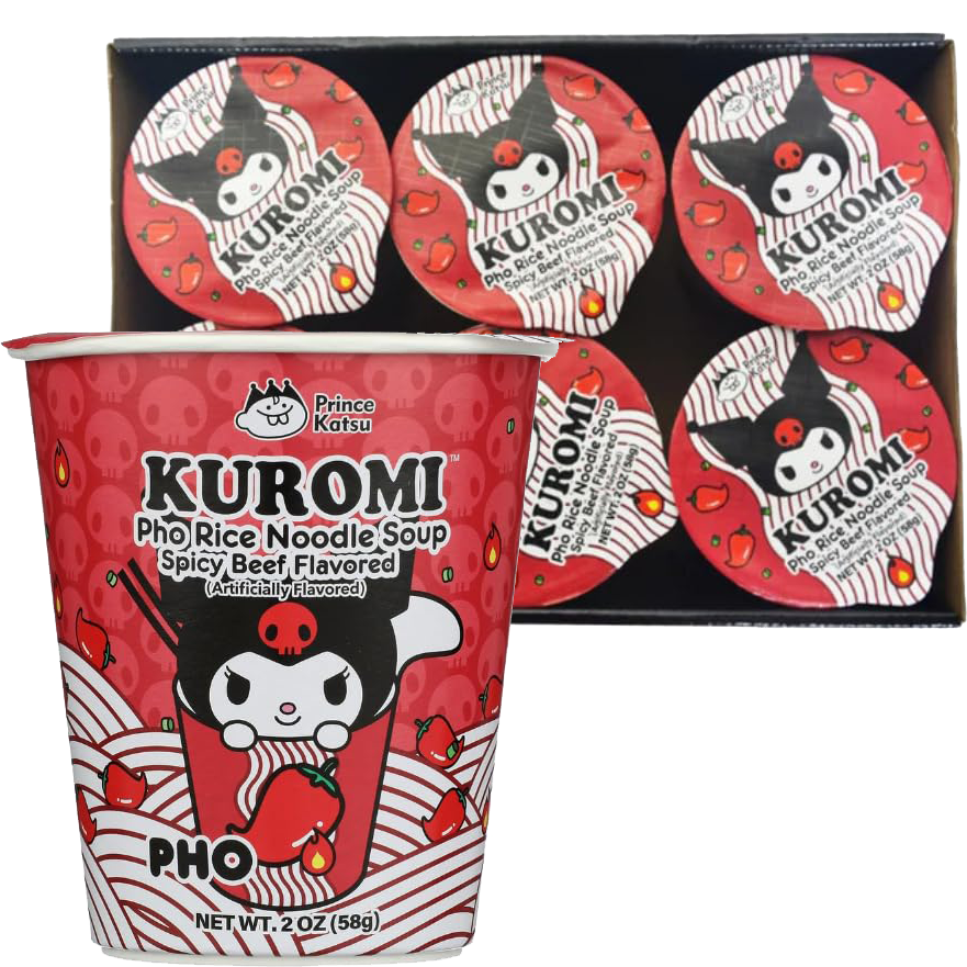 A-Sha Kuromi Pho Noodle Soup - Spicy Beef (6 Pack) – Martie