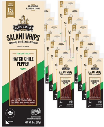 Salami Sticks Hatch Chile Pepper (16 packs)