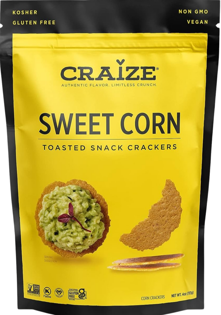 Craize Toasted Sweet Corn Crackers Martie