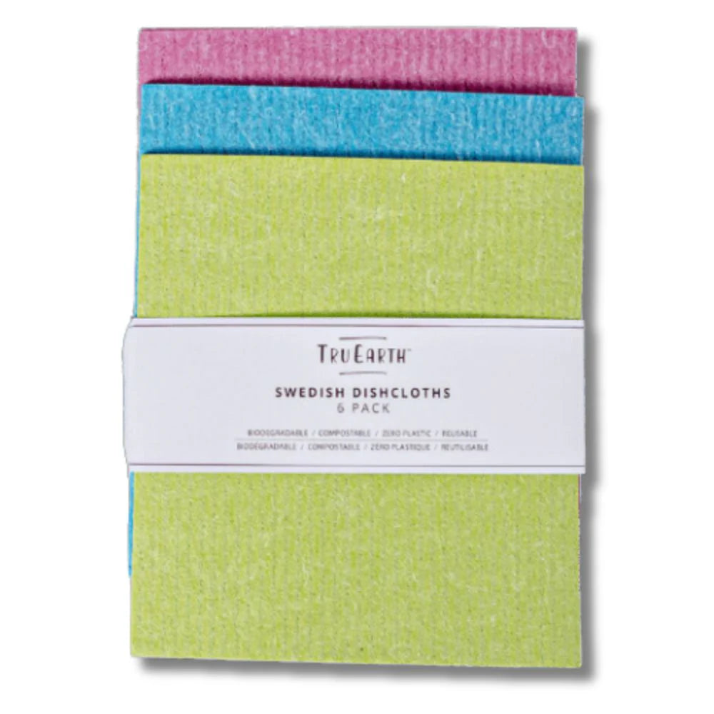 Tru Earth Swedish Cloths - 6 Pack of Multi Color – Martie