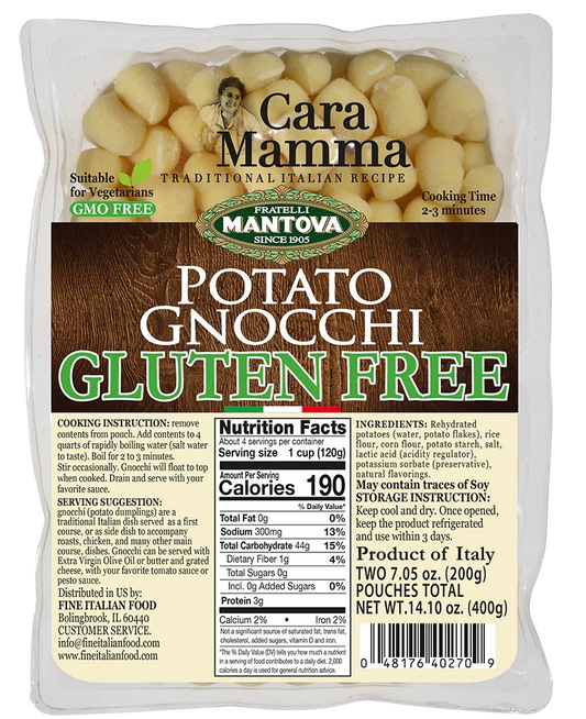 Gluten Free Gnocchi Potato
