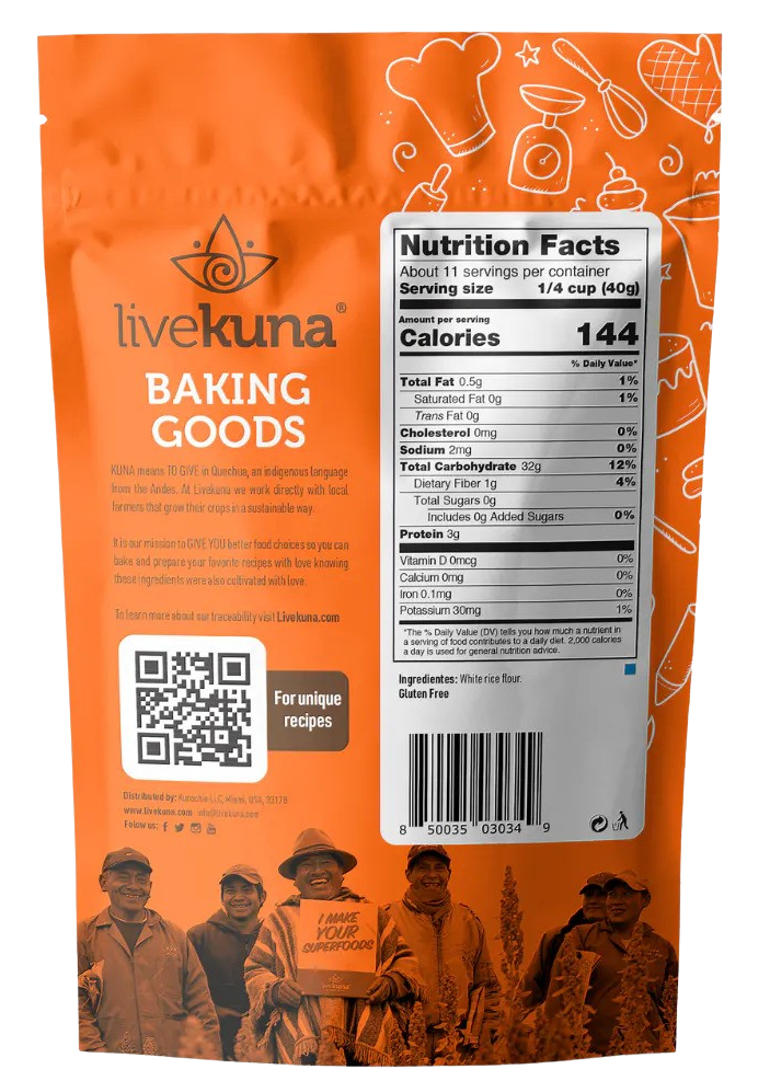 LiveKuna White Rice Flour Martie