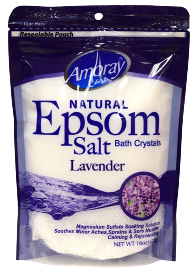 Amoray Care Natural Epsom Salt Bath Crystals Lavender Martie
