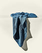 Linen Table Cloth - Blue Grey