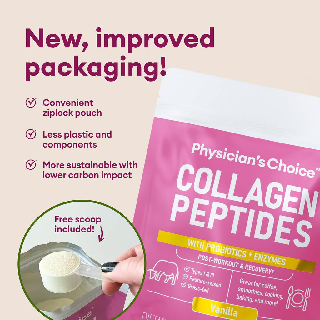 collagen peptides for weight loss Physician's Choice Collagen Peptides Vanilla – Martie