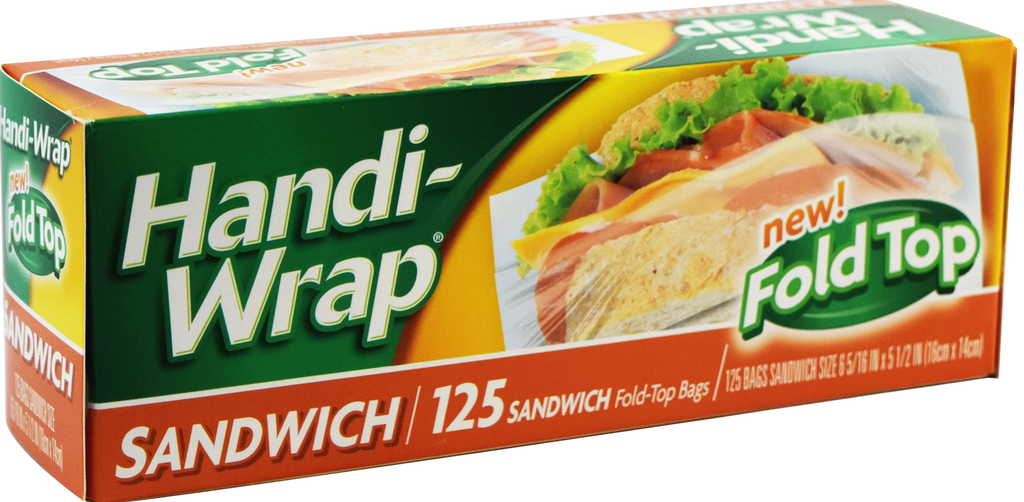 HandiWrap 125 Sandwich FoldTop Bags Martie