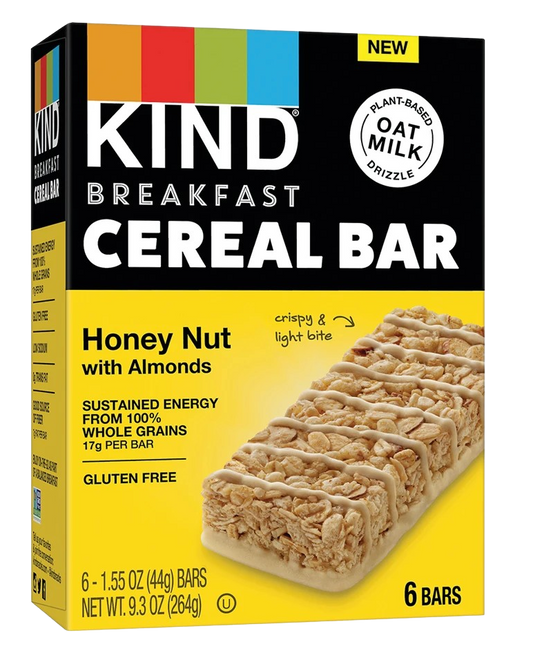 Honey Nut with Almonds Cereal Bar
