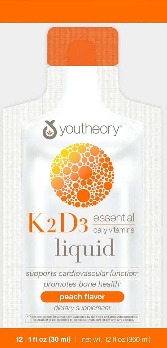 Vitamin K2 & D3 Liquid (12 Packet)