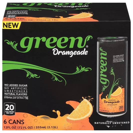 Soda Green Orangeade Sparkling (6 Pack)