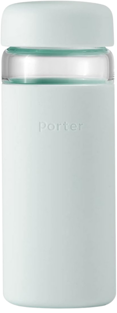 Porter Wide Mouth Reusable Glass Water Bottle – Domaci