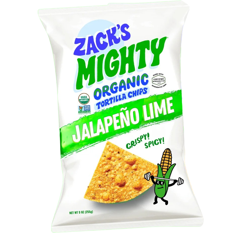 Zacks Mighty Organic Jalapeño Lime Tortilla Chips – Martie
