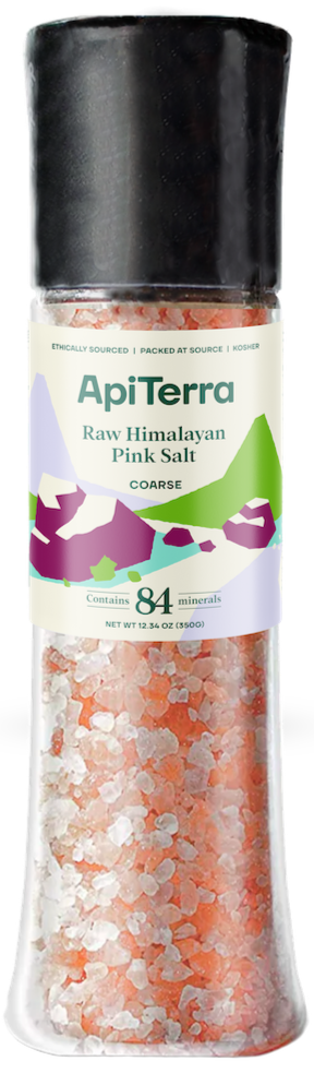 ApiTerra Raw Himalayan Pink Salt Grinder – Martie