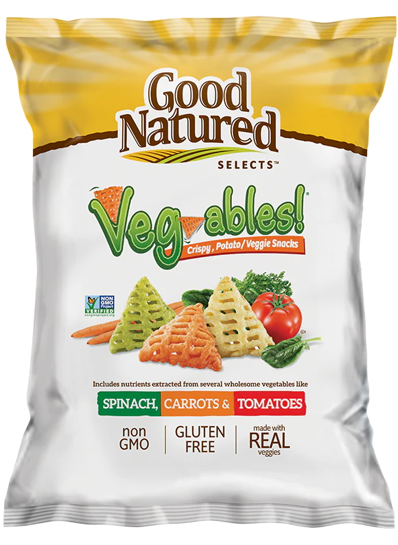 Good Natured Selects - Veg-Ables Crispy, Potato/Veggie Snacks (6 Pack)