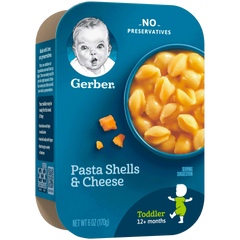 Mealtime for Toddler Pasta Shells & Cheese