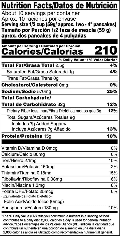 Buttermilk Pancake and Waffle Mix with Protein