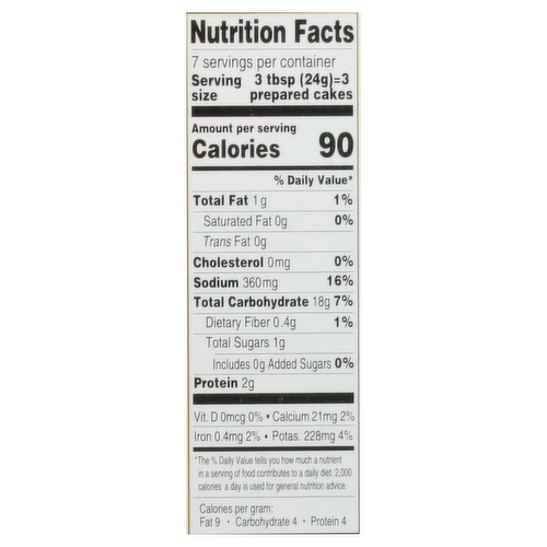 Veggie Potato Pancake Mix