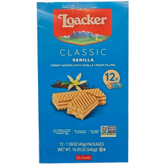 Loacker Classic Vanilla Wafers (12 Pack)
