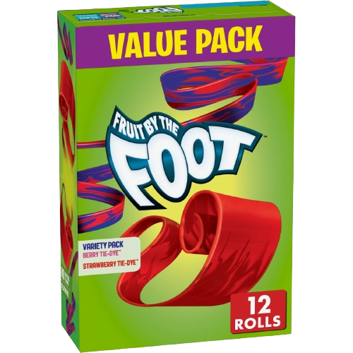 Fruit by the Foot Berry Tie Dye Variety Pack (12 CT)