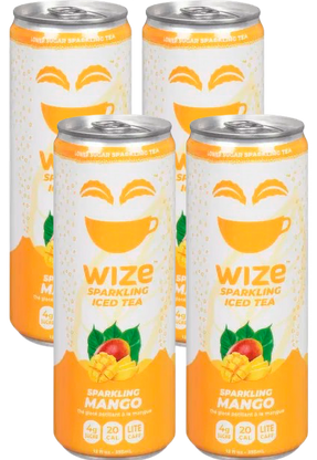 Mango Sparkling Ice Tea (4 Pack)