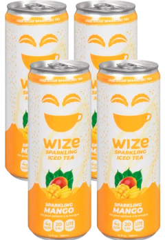 Mango Sparkling Ice Tea (4 Pack)