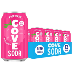 Probiotic Raspberry Soda (12 Pack)