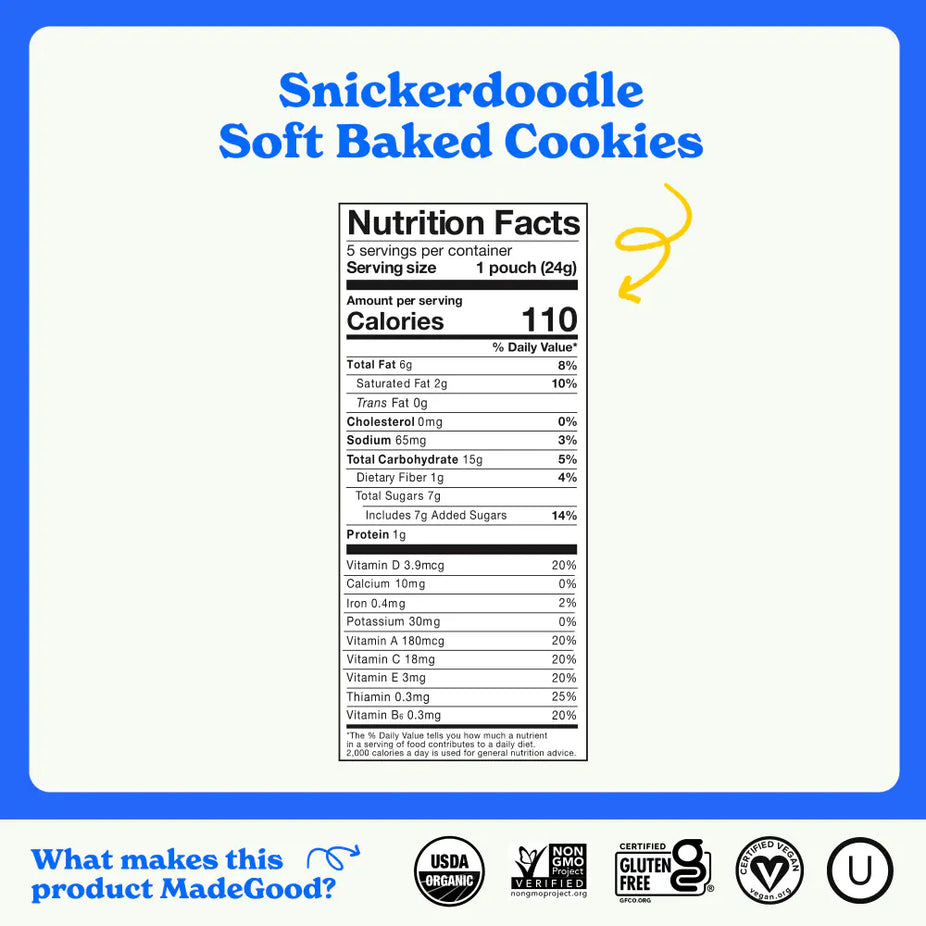 Snickerdoodle Soft Baked Mini Cookies (5 CT)