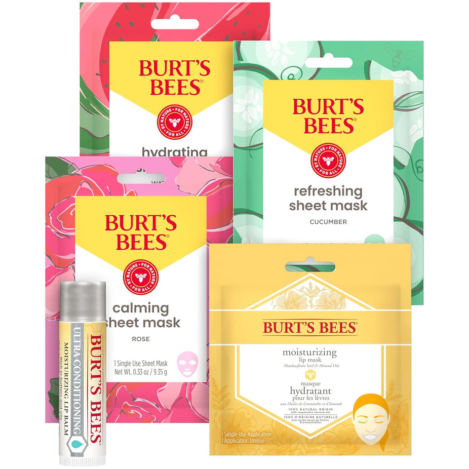Burt s Bees Mask Bundle Gift Set Masks Ultra Conditioning Lip Balm burt-s-bees-mask-bundle-gift-set-masks-ultra-conditioning-lip-balm