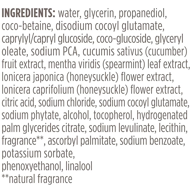 Refreshing Foaming Face Cleanser - Cucumber And Mint