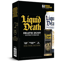 Death Dust Mango Chainsaw Electrolyte Drink Mix (6 Packets)