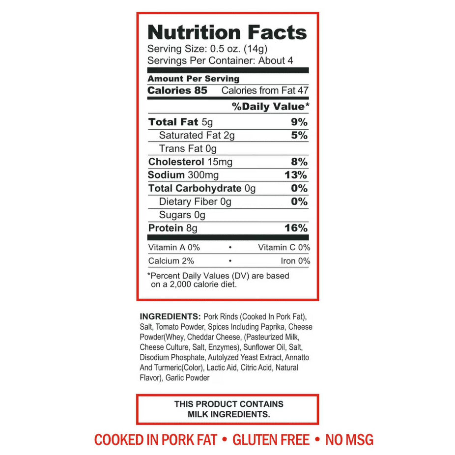 Pepperoni Pizza Pork Rinds (12 CT)