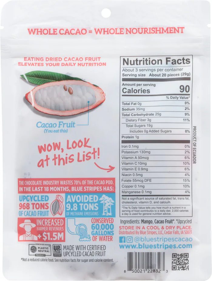 Mango + Cacao Fruit Superfruit Gummies