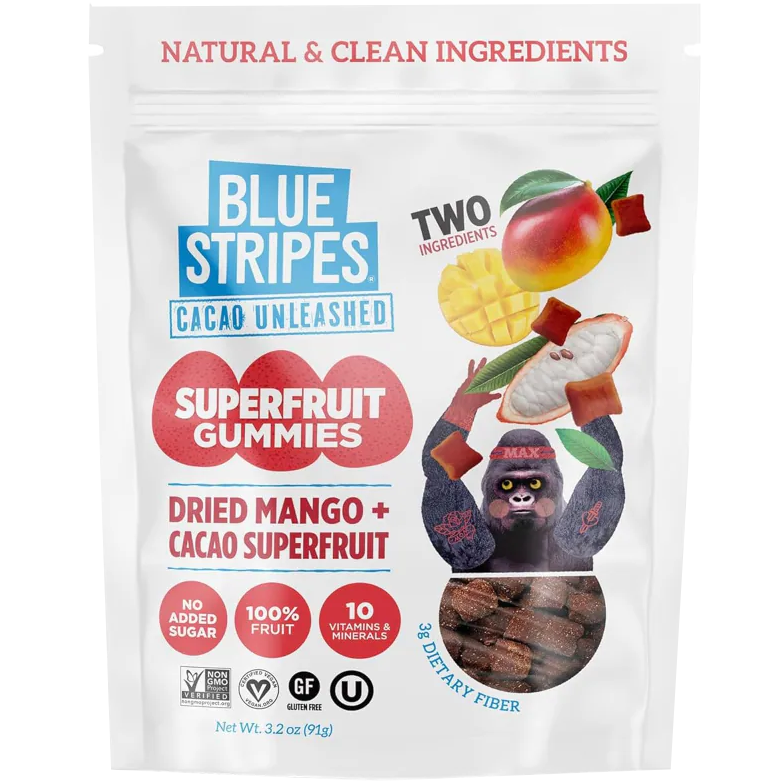 Mango + Cacao Fruit Superfruit Gummies