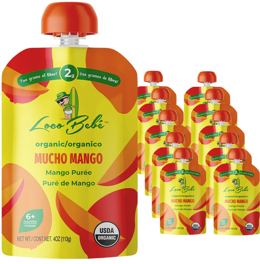 Organic Mucho Mango Baby Food Puree (10 Pack)