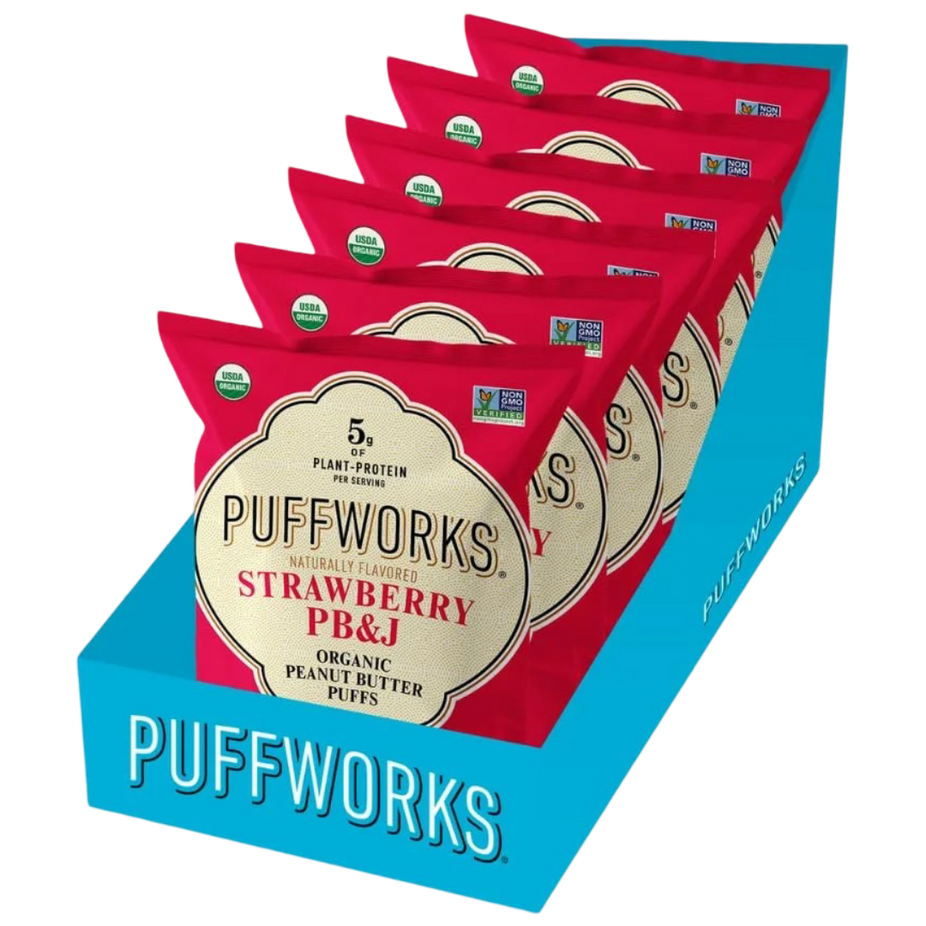 Strawberry PB&J Peanut Butter Puffs (6 Pack)