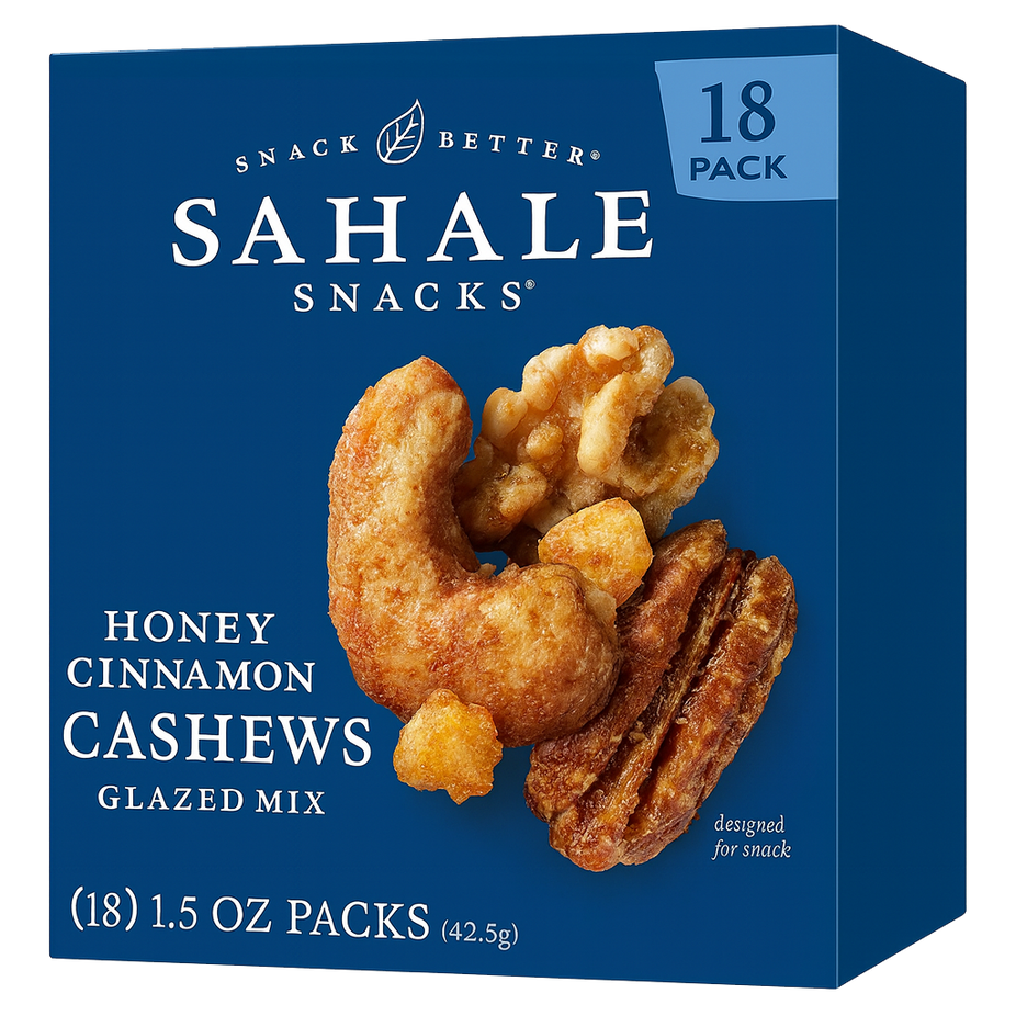 Honey Cinnamon Cashews Glazed Mix (18 CT)