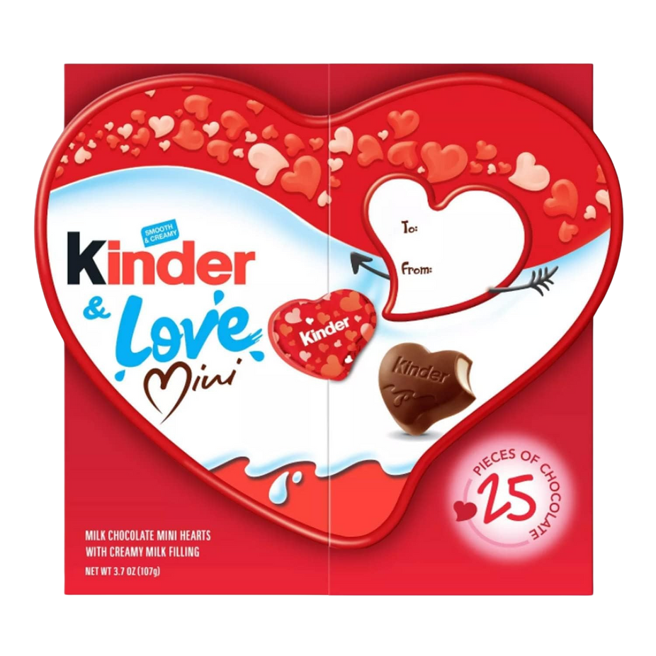 Kinder & Love Gift Box - Mini Chocolate Hearts