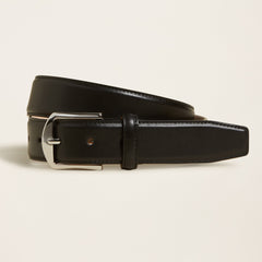 Sergio Italian Round Buckle Napa Leather Belt