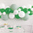 Ivory White & Matte Green Latex Balloon Arch Kit (27 CT)