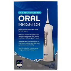Rechargeable Oral Irrigator with 3 Nozzles