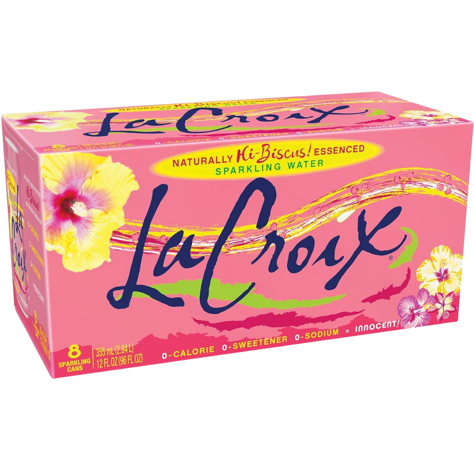 Hi-Biscus Sparkling Water (8 Pack)