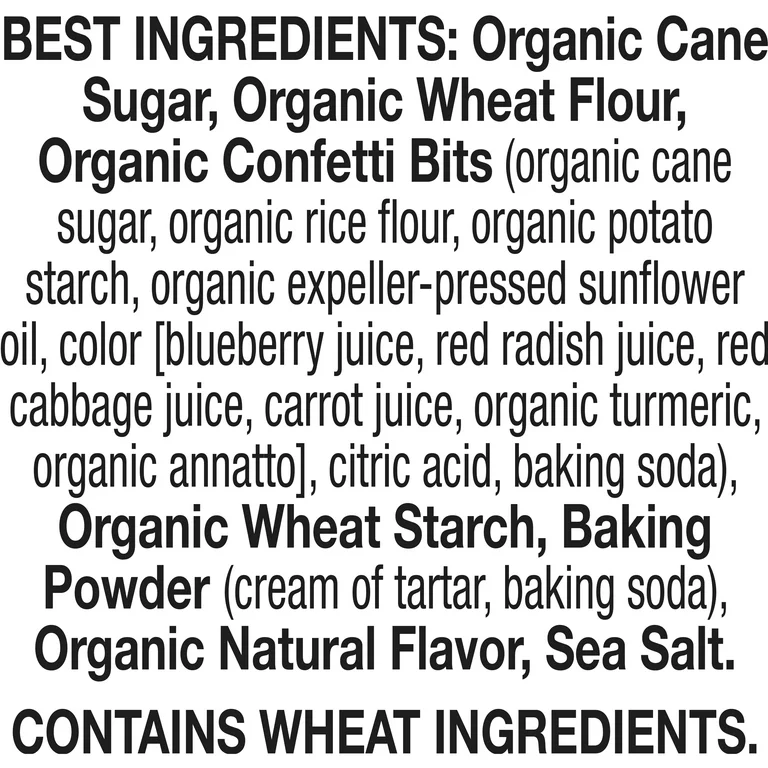 Organic Confetti Cake Mix