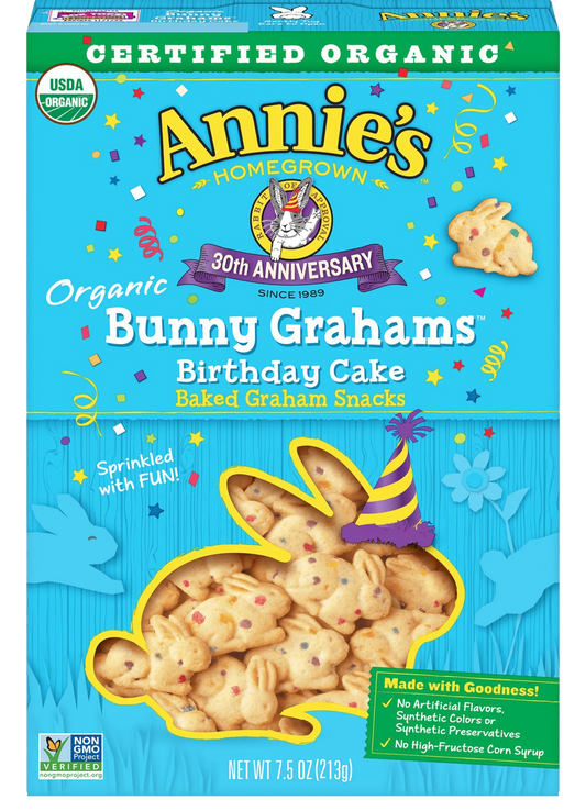 Birthday Cake Bunny Grahams