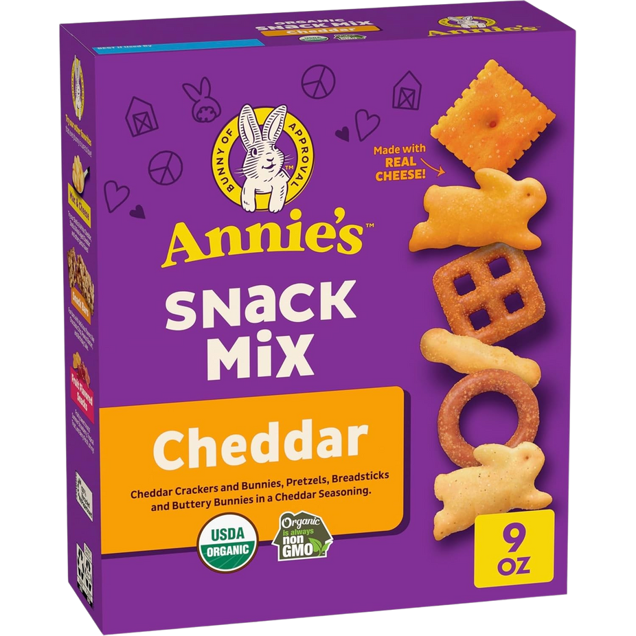Cheddar Snack Pretzels Snack Mix with Real Cheese