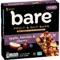 Fruit & Nut Bars Apple/Berries/Cherry (5 CT)