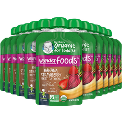 Banana Strawberry Beet & Oatmeal (12 Pack)