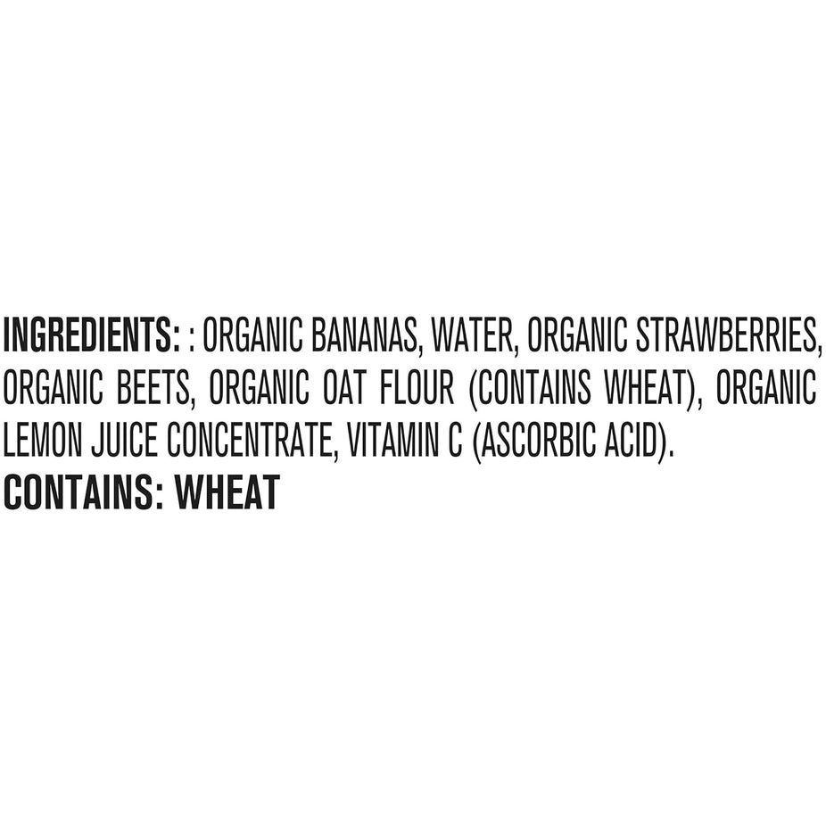Banana Strawberry Beet & Oatmeal (12 Pack)