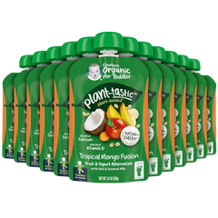 Plantastic Tropical Mango Fusion, Fruit & Yogurt Alternative (12 Pack)