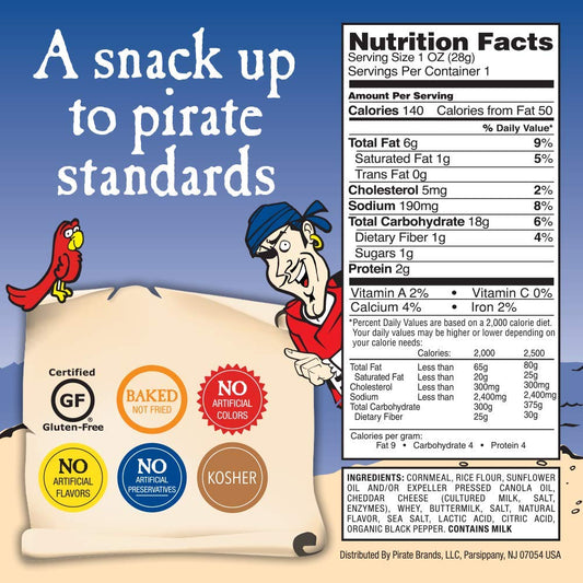 Nutrition Information - Aged White Cheddar (6 Pack)